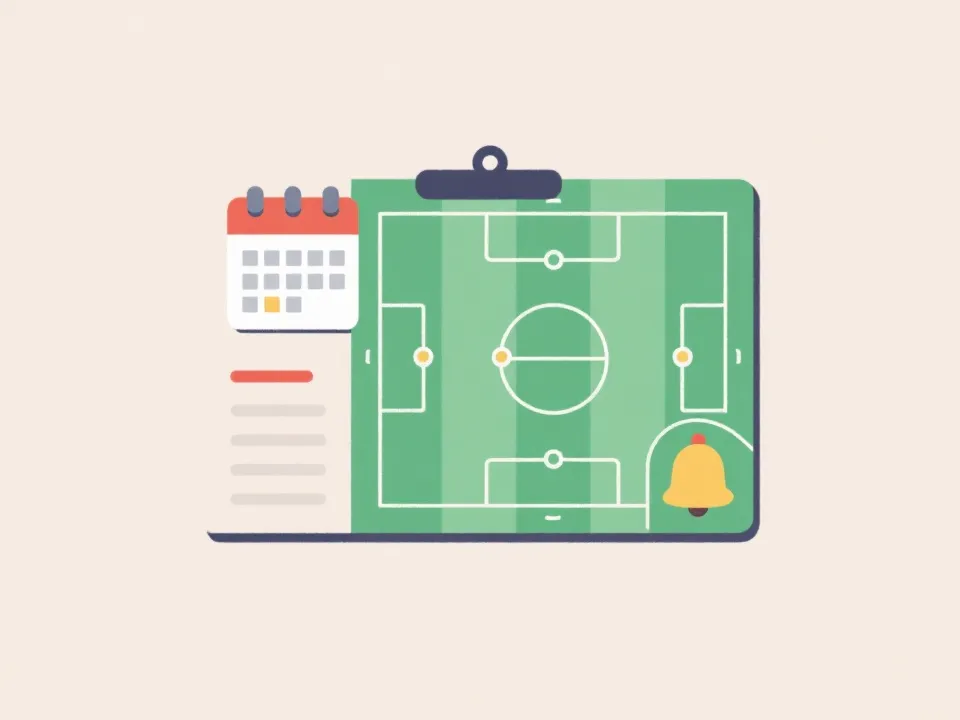 提醒与观赛计划示意图